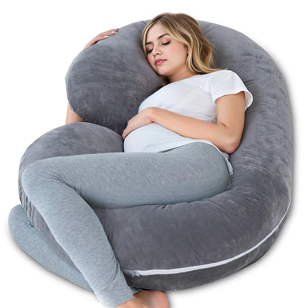G Shaped Pregnancy Pillow For Full Body Maternity Support