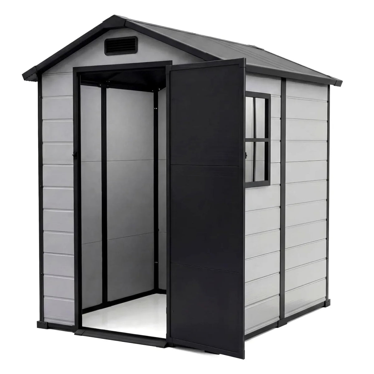 Waterproof Outdoor Storage Shed With Floor And Lockable Door