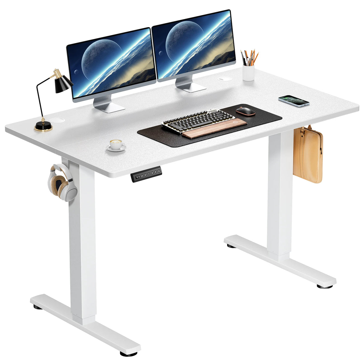JHK Electric Height Adjustable Standing Desk Ergonomic Office Workstation