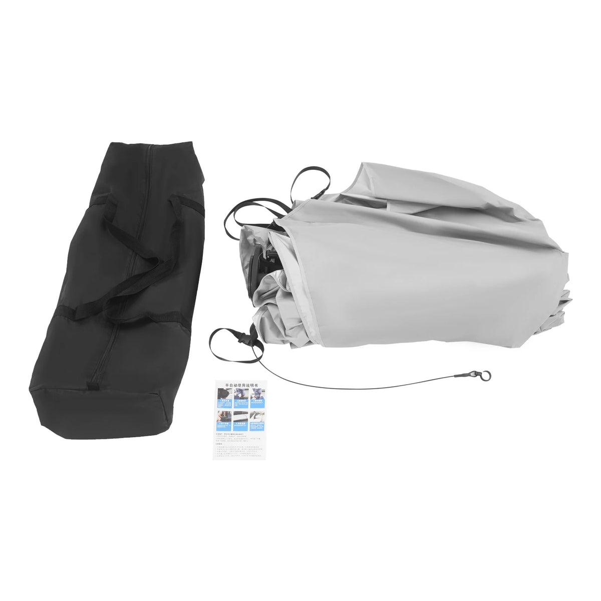 Bymaocar Portable Folding Car Tent Hydraulic Sun Protection Awning Cover