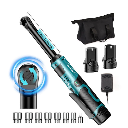 Seesii Cordless Brushless Electric Ratchet Wrench For Auto Repair