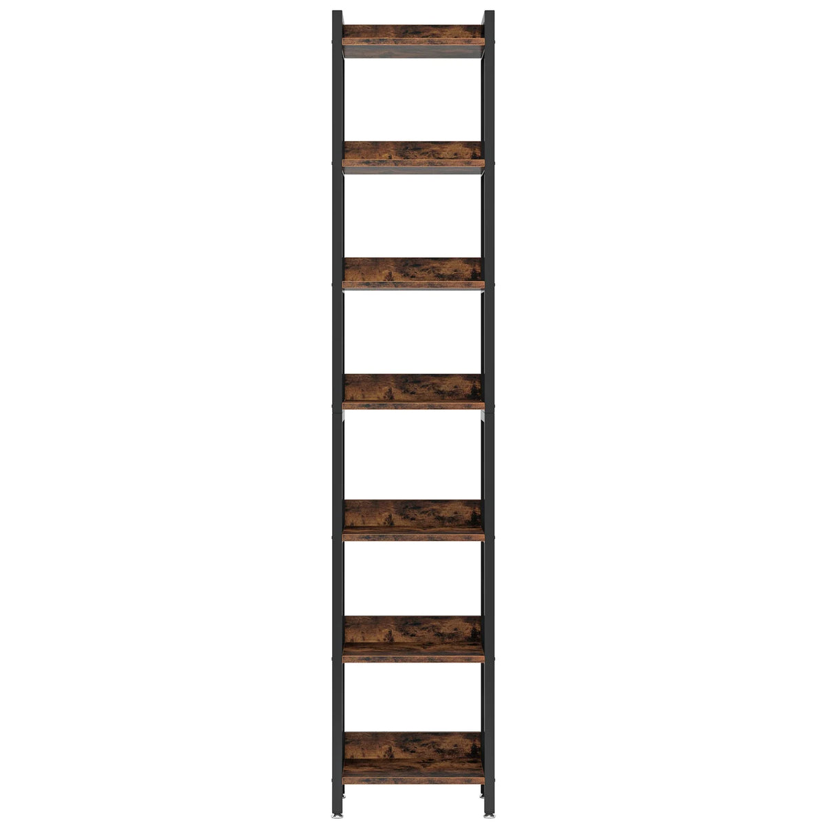 Tribesigns Narrow Seven Tier Bookcase For Small Spaces
