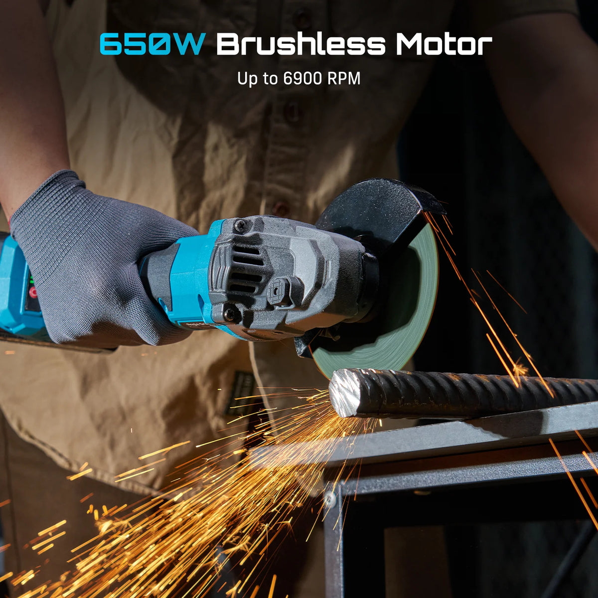 Seesii 3 In 1 Cordless Tool Combo With Impact Wrench and Grinder
