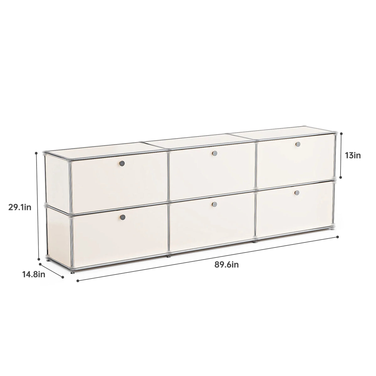 Modern Stainless Steel Storage Cabinet Organizer For Home Office