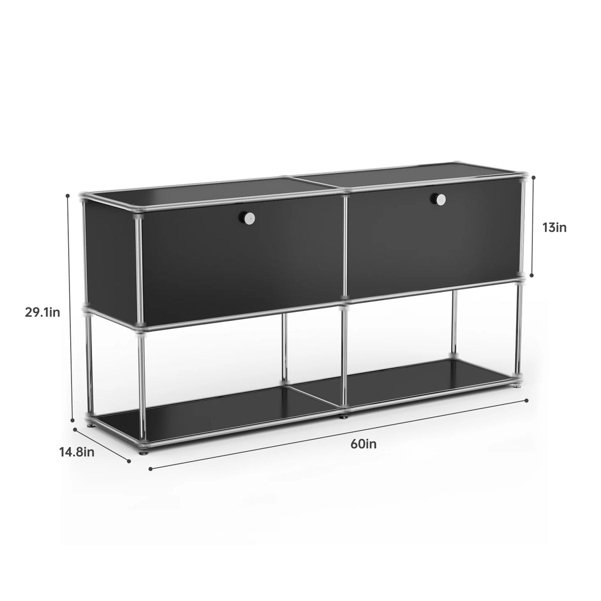 Modern Stainless Steel Storage Cabinet Organizer For Home Office