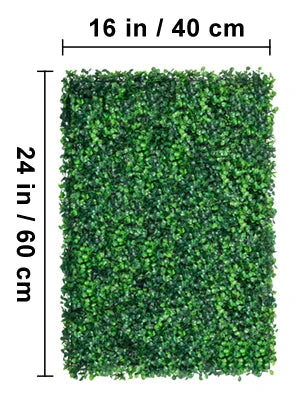 SucceBuy Artificial Boxwood Hedge Panels for Greenery Walls and Backdrops