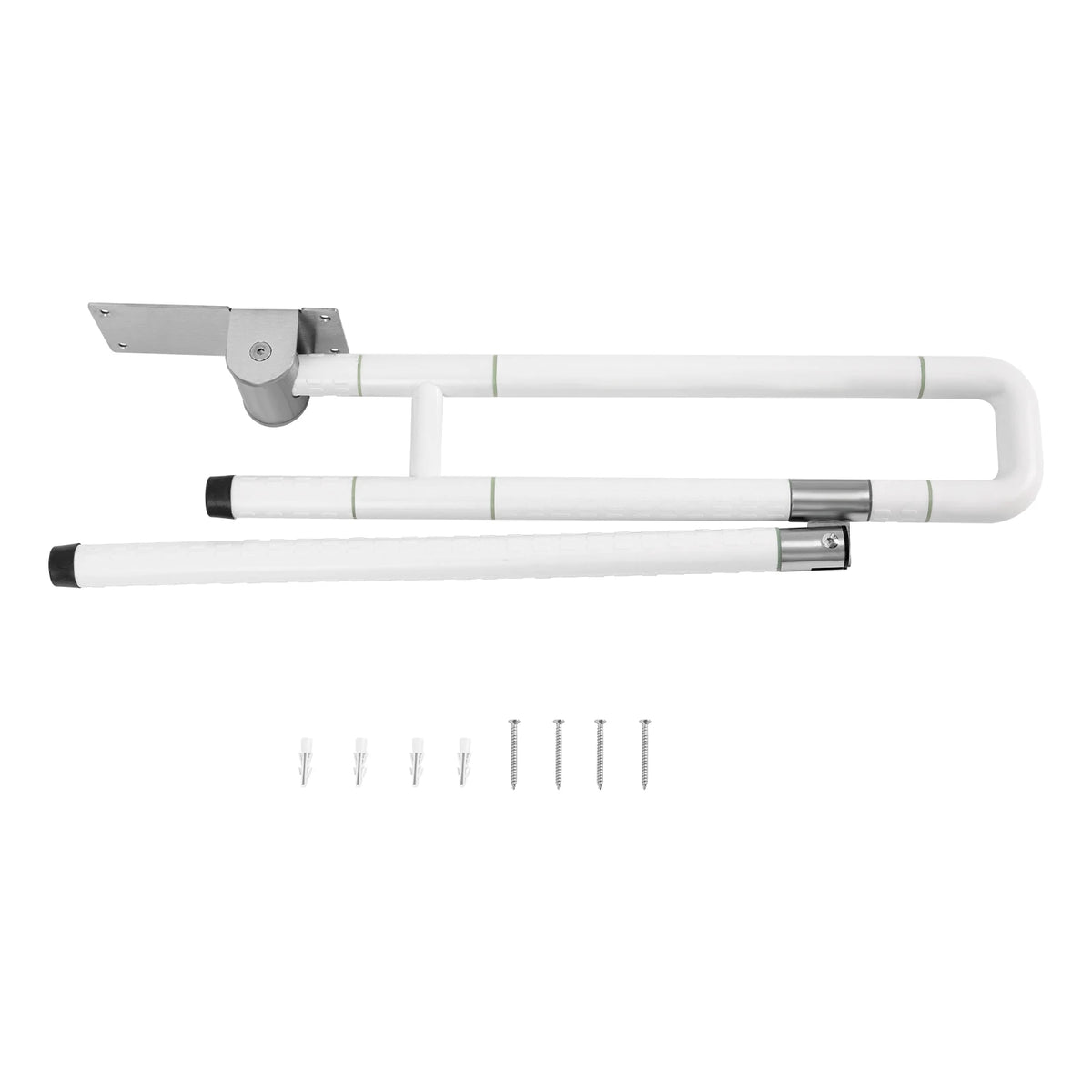 Foldable Toilet Grab Bar Wall Mounted Bathroom Support Rail