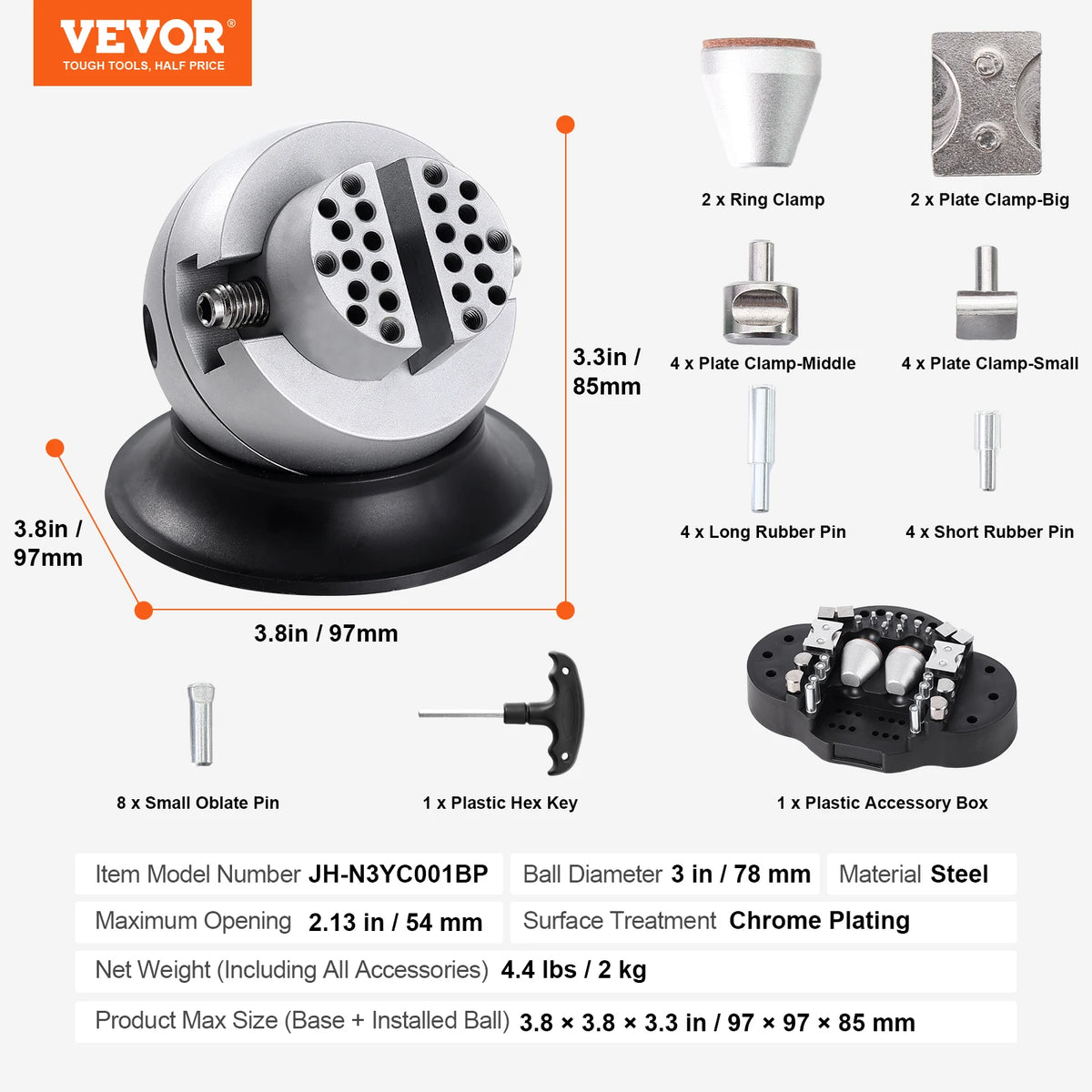 SucceBuy Ball Vise Engraving Setting Tool For Jewelry Work