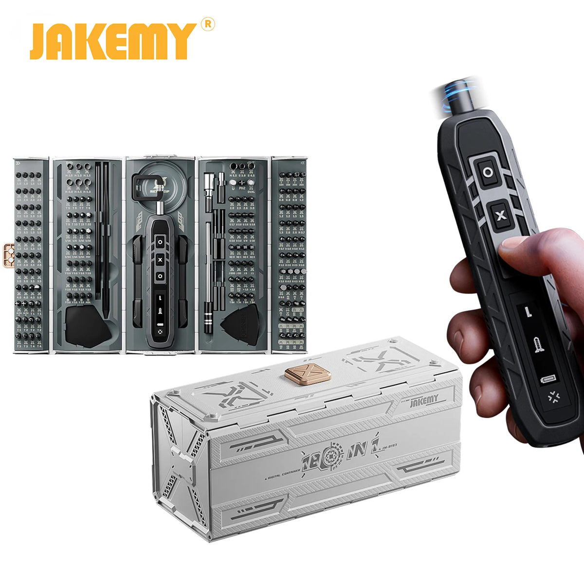 JAKEMY Magnetic Precision Screwdriver Set for Phone and Laptop Repair