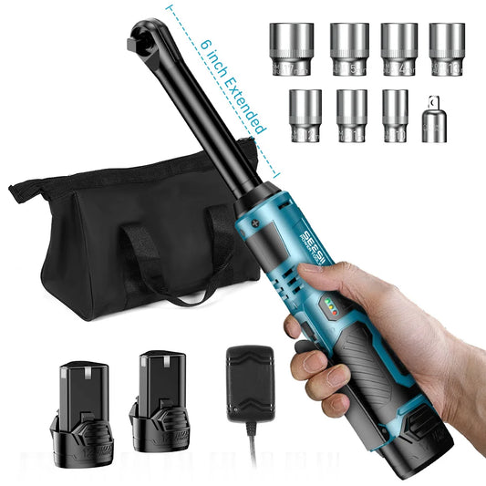 Seesii Cordless Electric Ratchet Wrench For Automotive Repairs