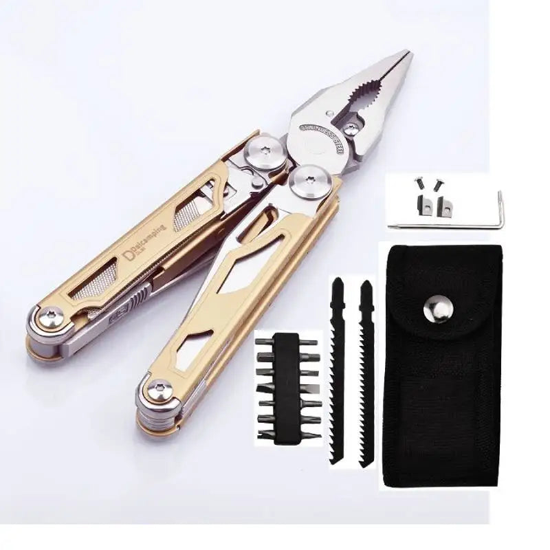 Daicamping DL30 Multi Tool Pliers With Folding Knife And Scissors