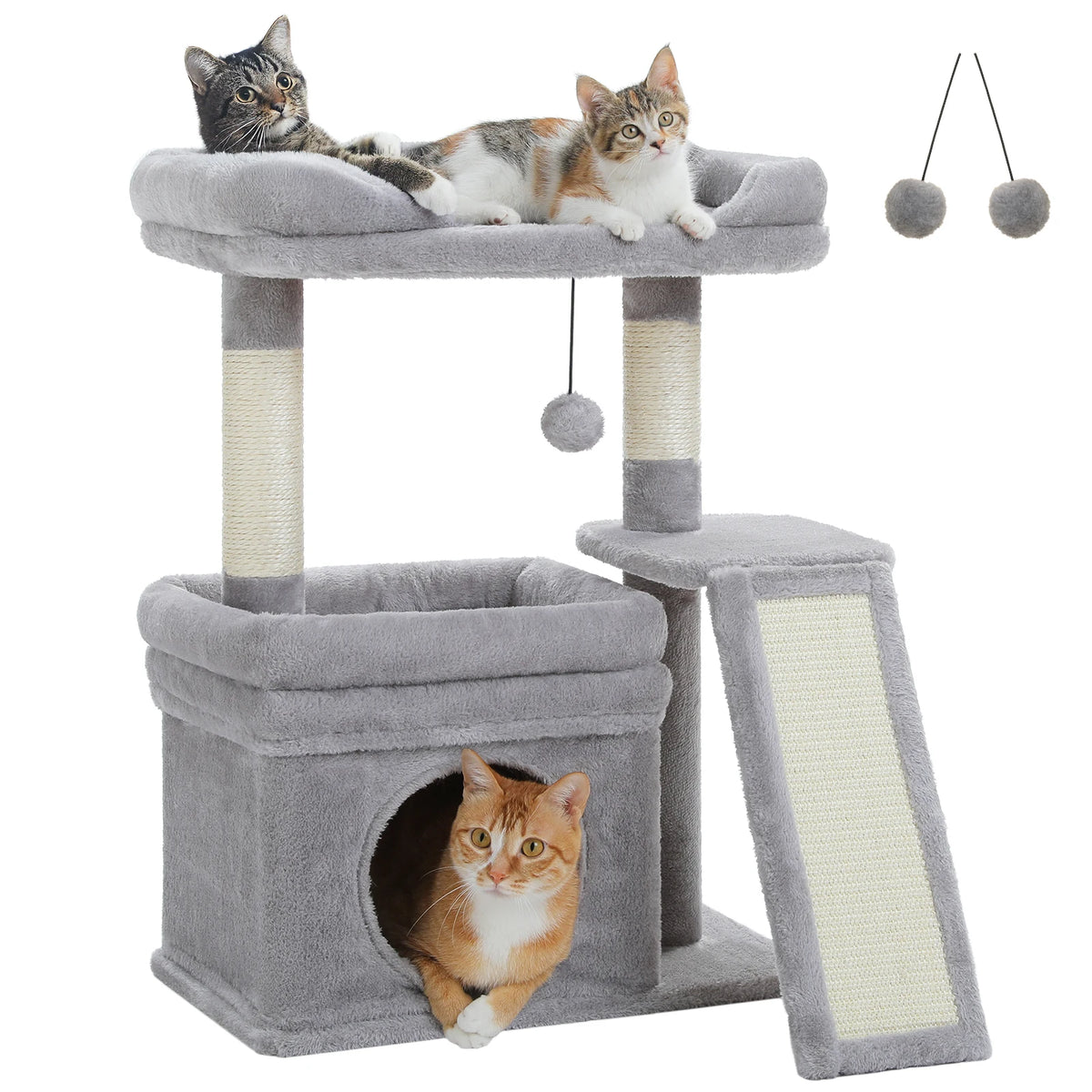 PAWZ Road Indoor Cat Tree With Sisal Scratching Post