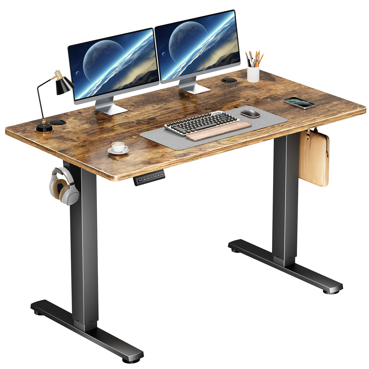 JHK Electric Height Adjustable Standing Desk Ergonomic Office Workstation