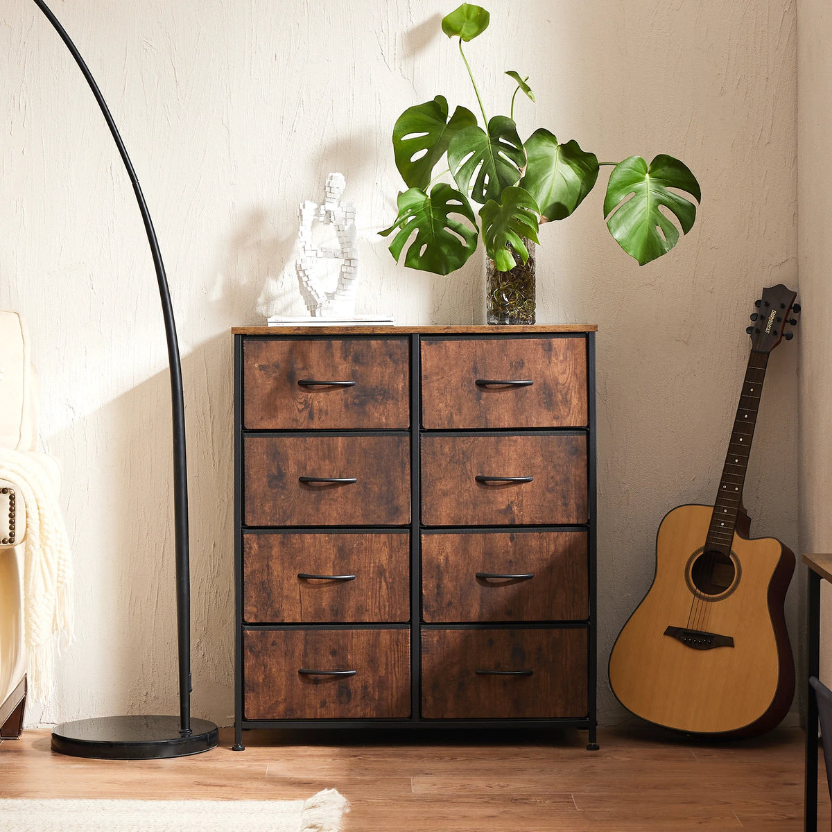 MCQ Modern Fabric Drawer Storage Cabinet For Living Room