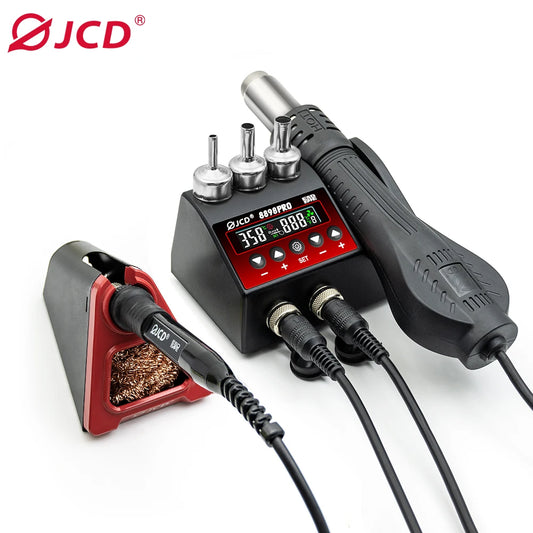 JCD 8586D Dual Function Soldering Station With Hot Air Gun