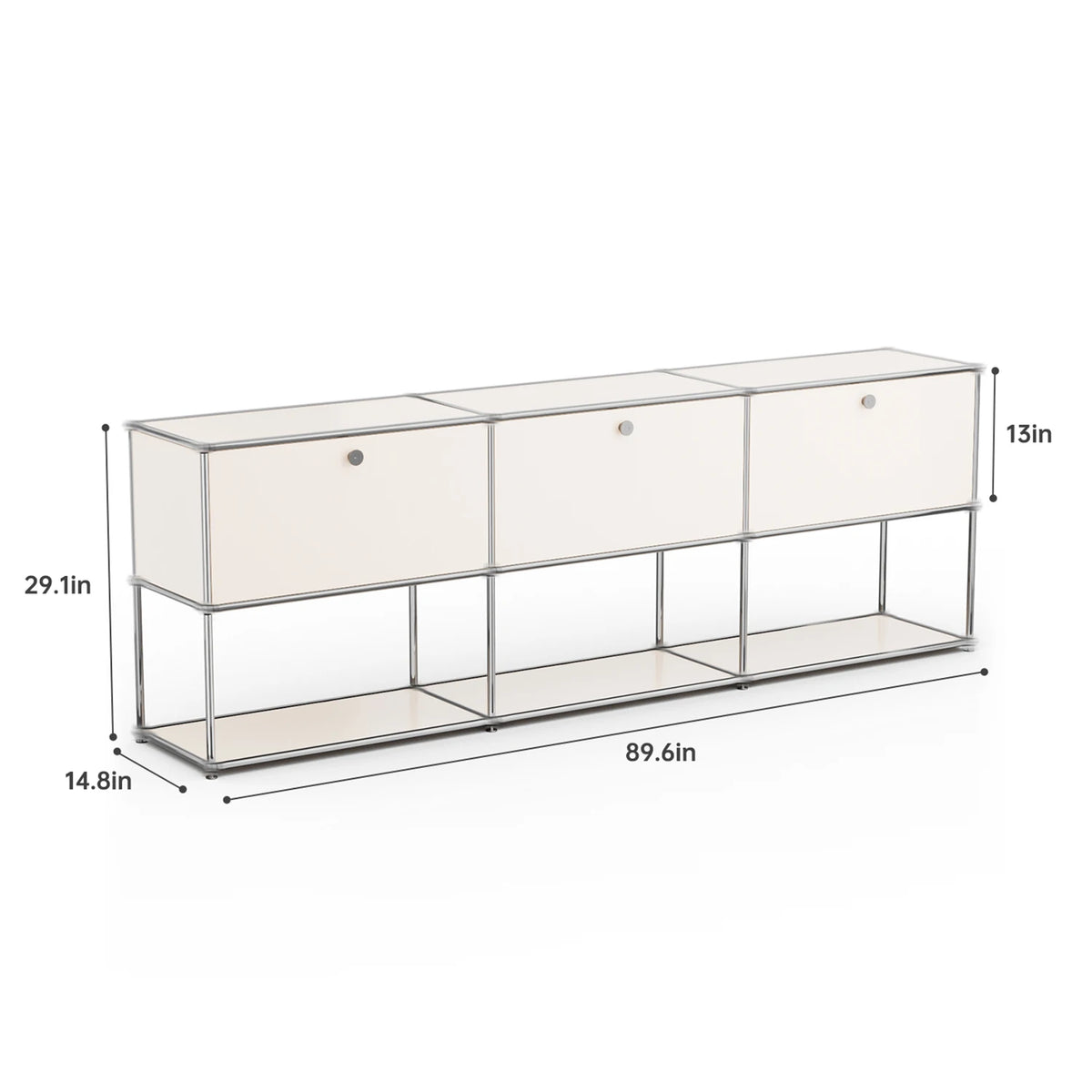 Modern Stainless Steel Storage Cabinet Organizer For Home Office