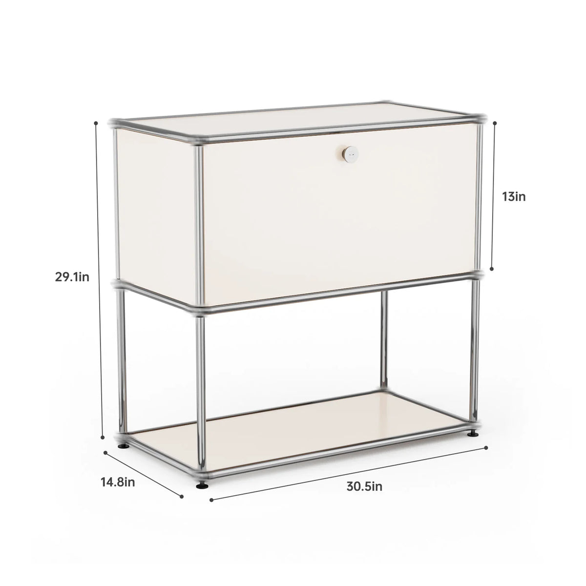 Modern Stainless Steel Storage Cabinet Organizer For Home Office
