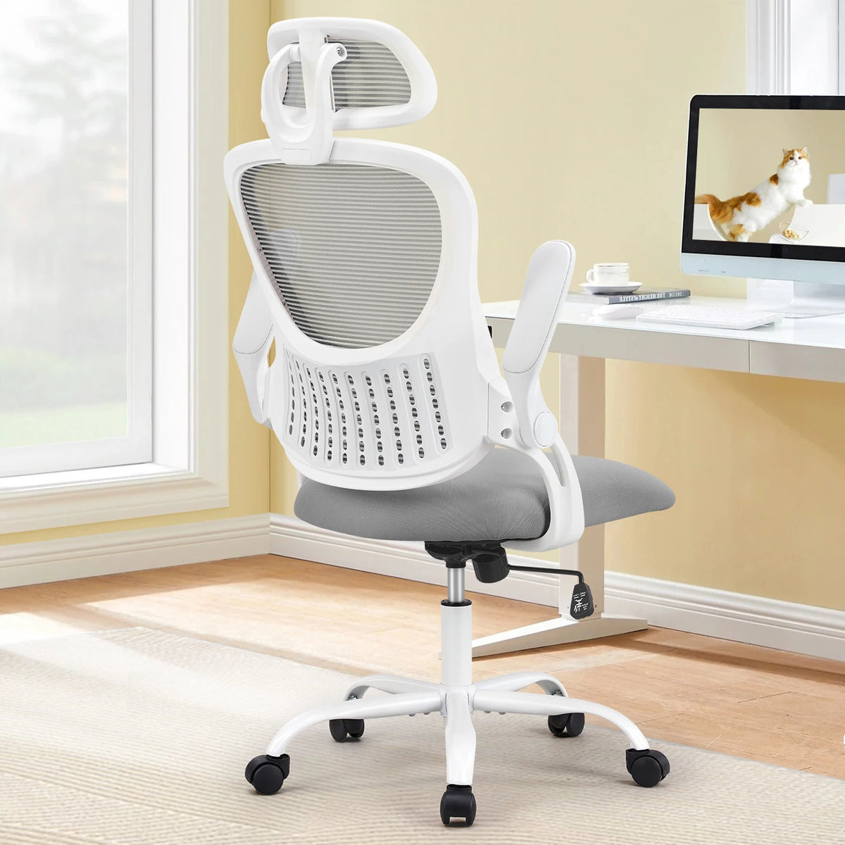 JHK Ergonomic Mesh Office Chair With Adjustable Arms
