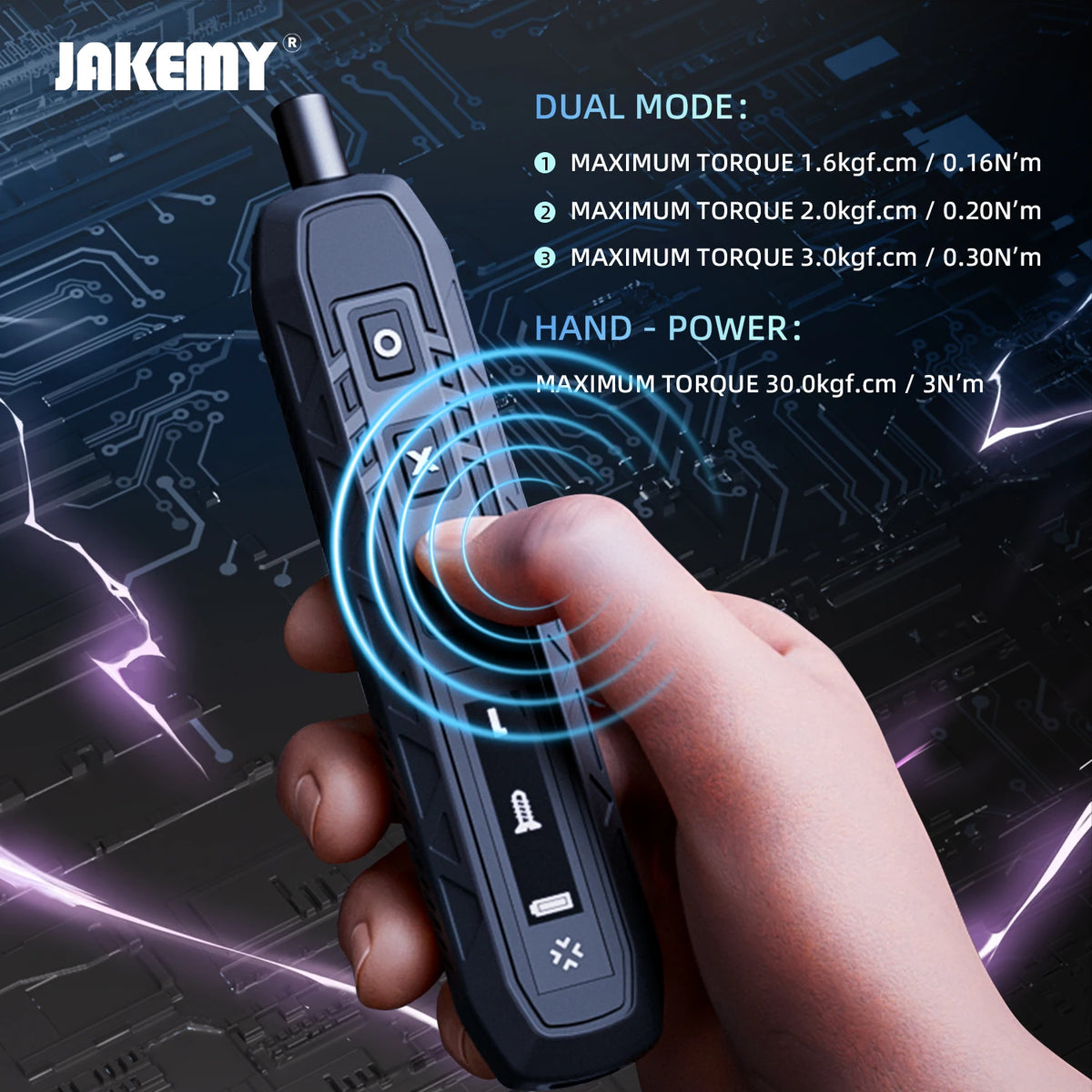 JAKEMY Magnetic Precision Screwdriver Set for Phone and Laptop Repair