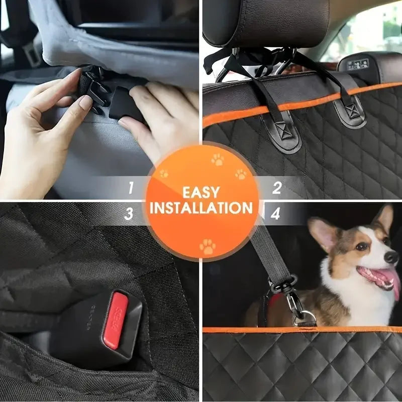 Waterproof Dog Car Seat Cover Hammock With Scratchproof Protection