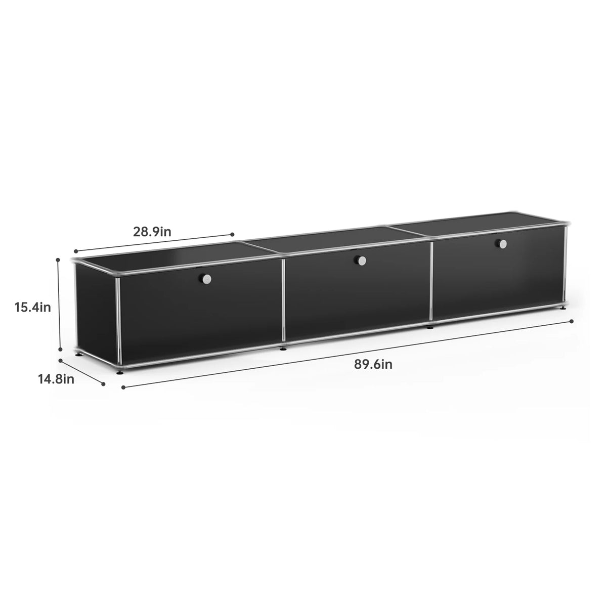Modern Stainless Steel Storage Cabinet Organizer For Home Office