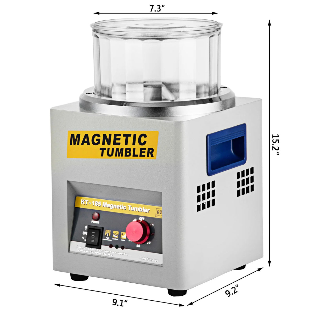SucceBuy KT-185 Magnetic Tumbler Jewelry Polishing Machine