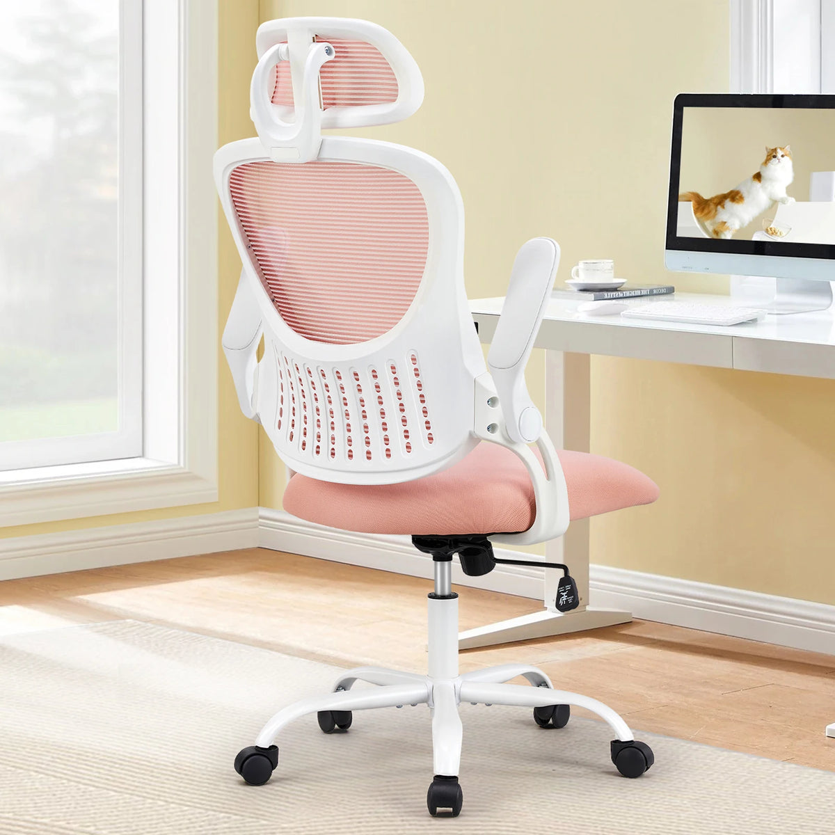 JHK Ergonomic Mesh Office Chair With Adjustable Arms