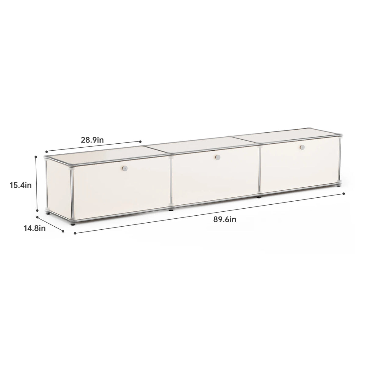 Modern Stainless Steel Storage Cabinet Organizer For Home Office