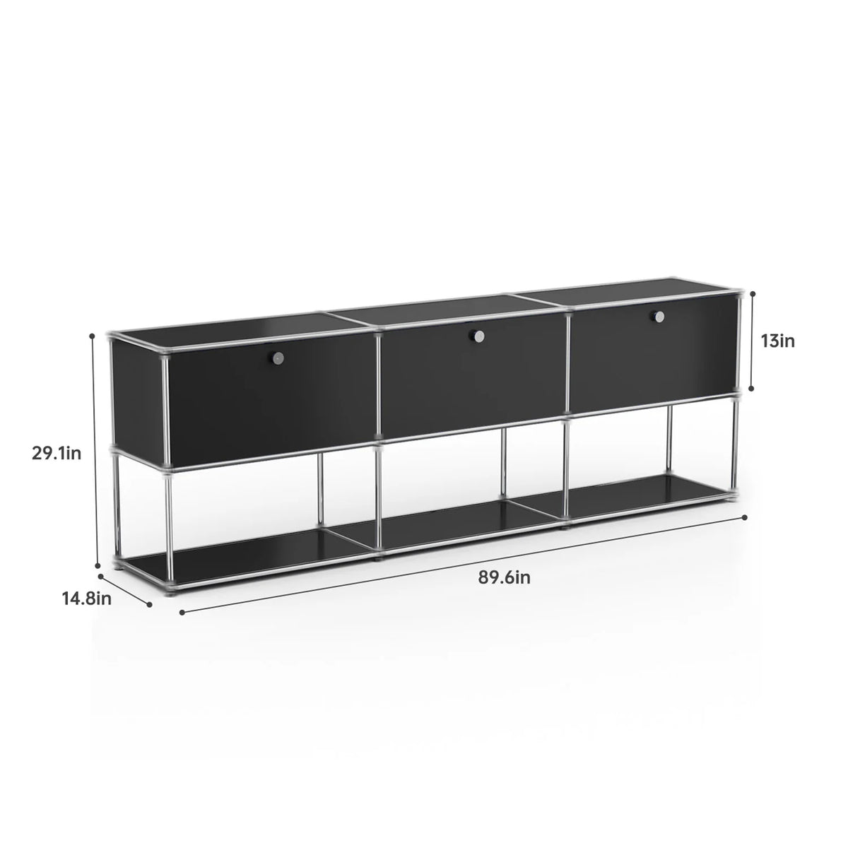 Modern Stainless Steel Storage Cabinet Organizer For Home Office
