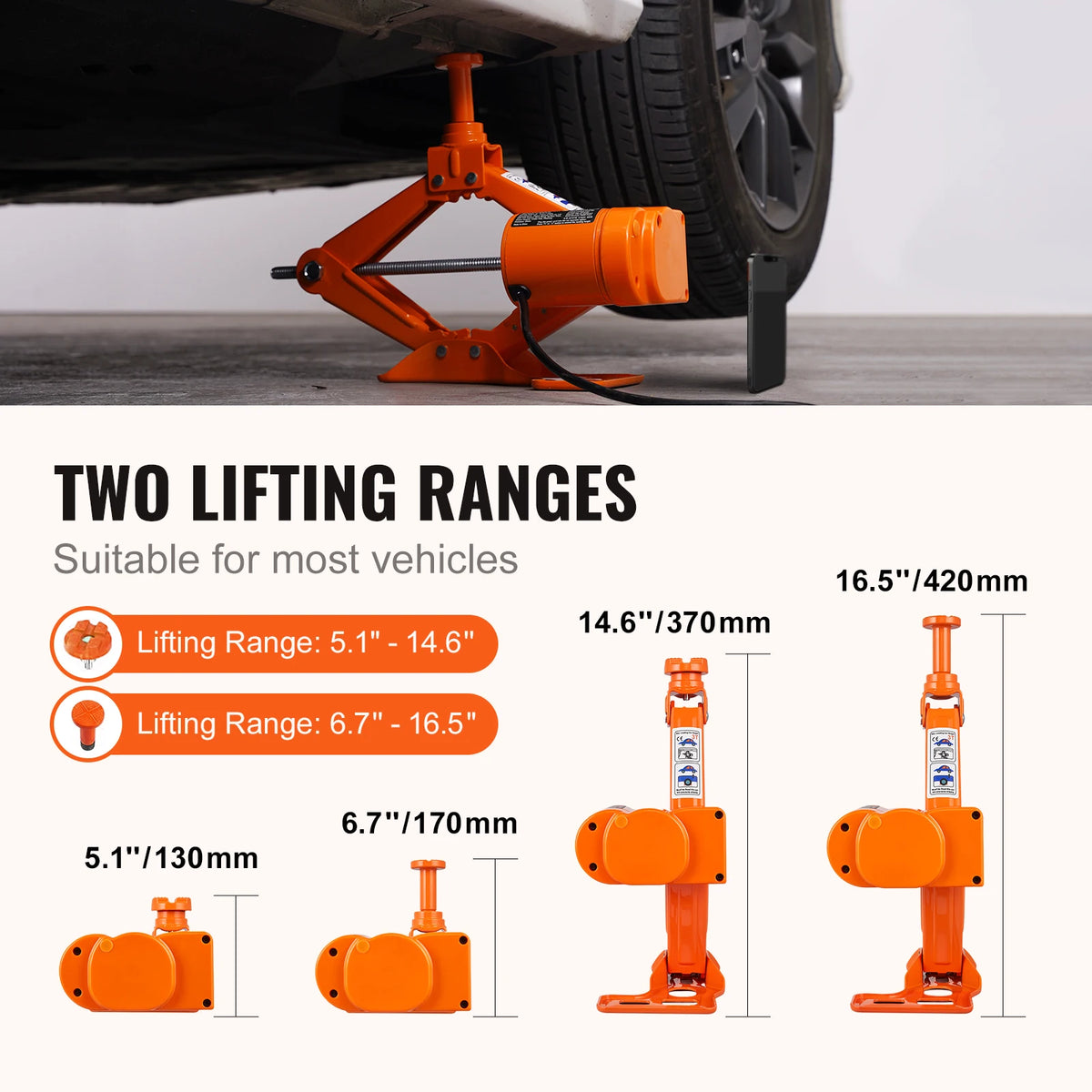 SucceBuy Electric Hydraulic Car Jack For Auto Repair