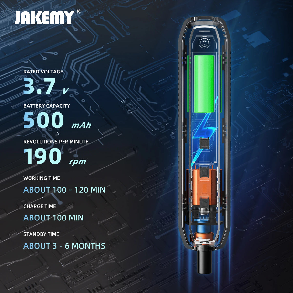 JAKEMY Magnetic Precision Screwdriver Set for Phone and Laptop Repair