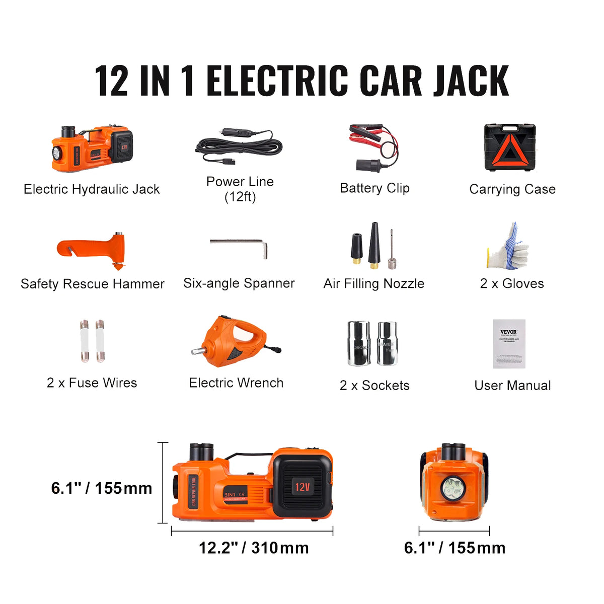 SucceBuy Electric Hydraulic Car Jack For Auto Repair