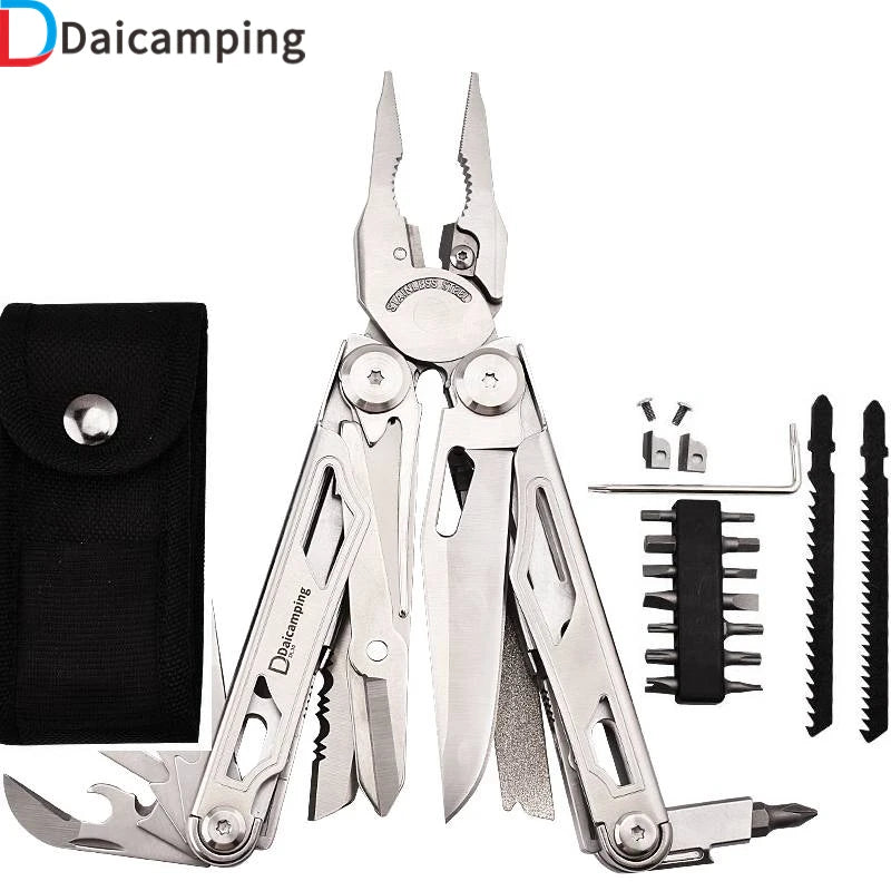 Daicamping DL30 Multifunctional Stainless Steel Folding Multitool