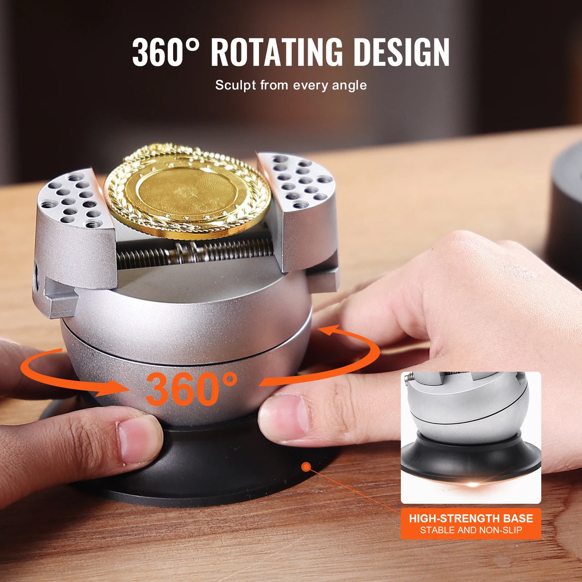 SucceBuy Ball Vise Engraving Setting Tool With Rotating Attachment