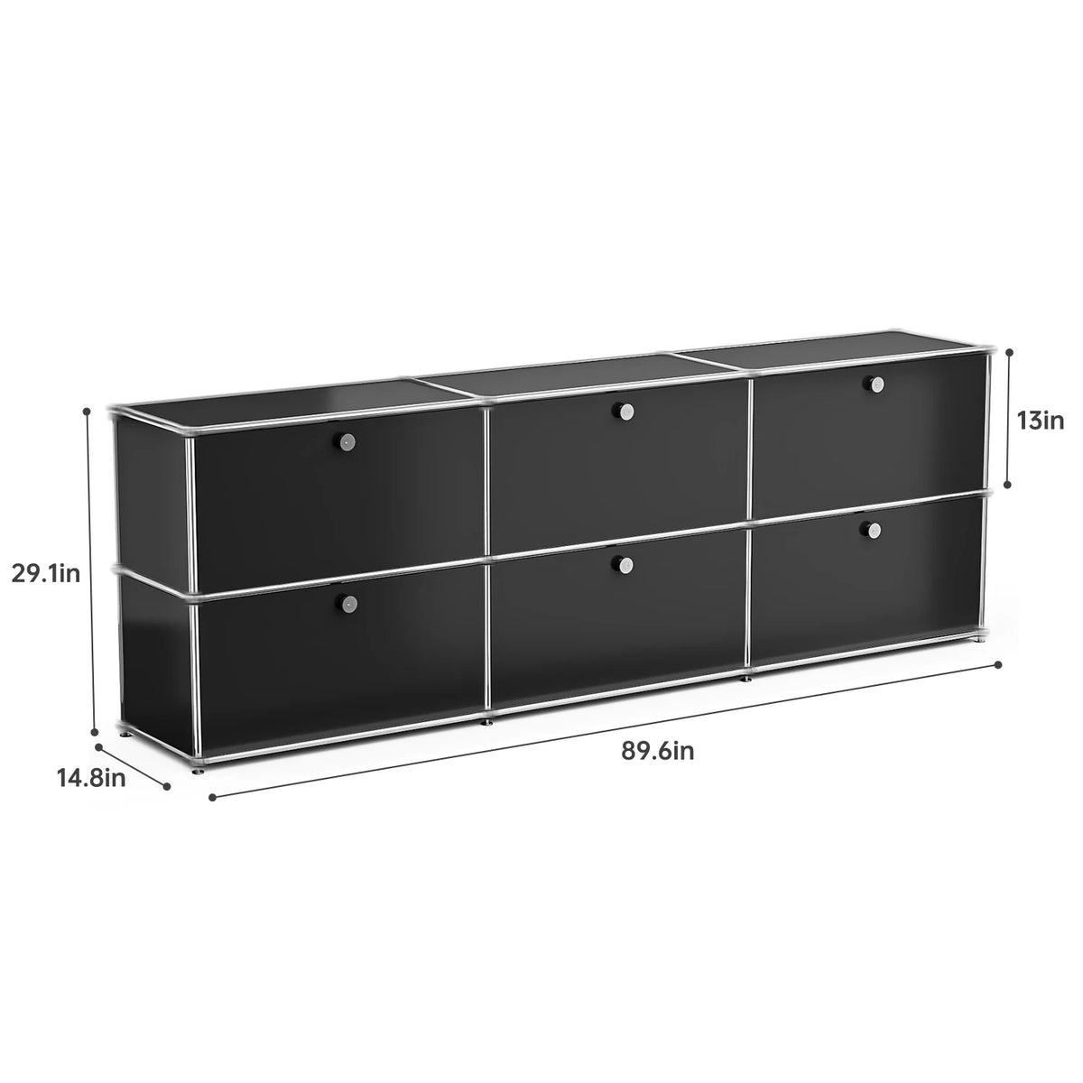 Modern Stainless Steel Storage Cabinet Organizer For Home Office