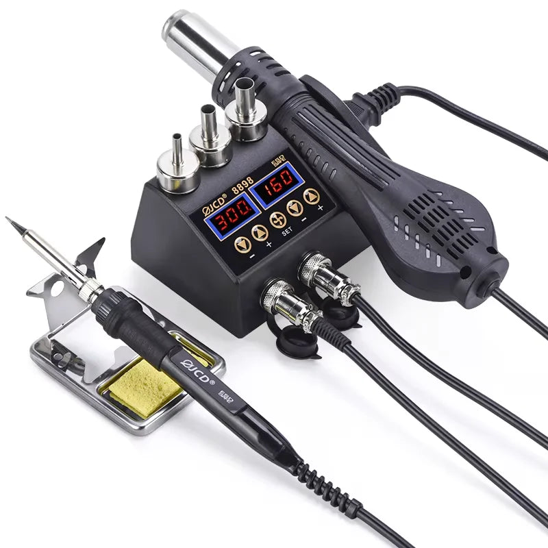 JCD 8586D Dual Function Soldering Station With Hot Air Gun