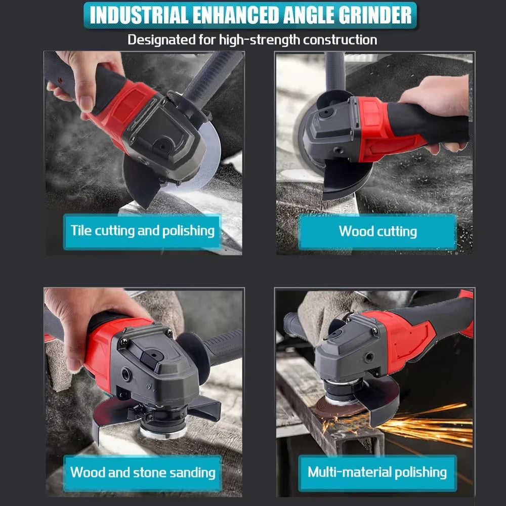 Magnitt Brushless Cordless Angle Grinder For Cutting And Polishing