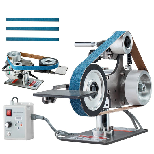 SucceBuy Variable Speed Belt Grinder Sander For Metalworking Knife Making