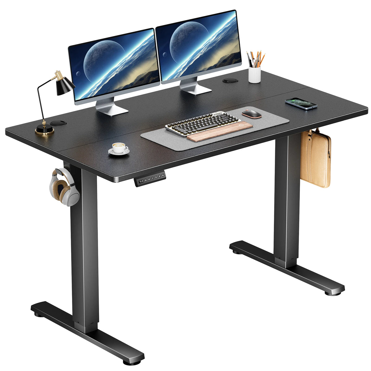 JHK Electric Height Adjustable Standing Desk Ergonomic Office Workstation