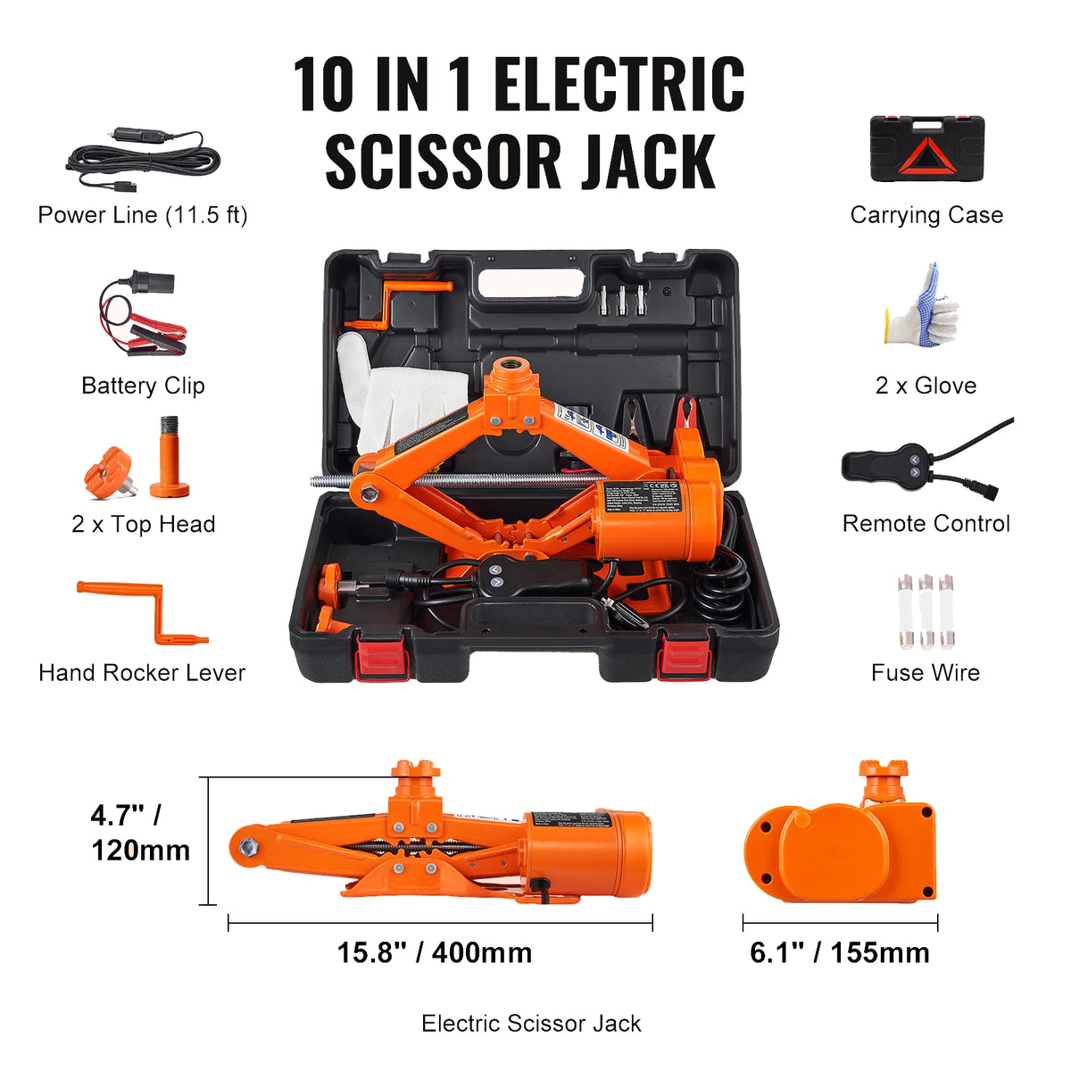 SucceBuy Electric Hydraulic Car Jack For Auto Repair