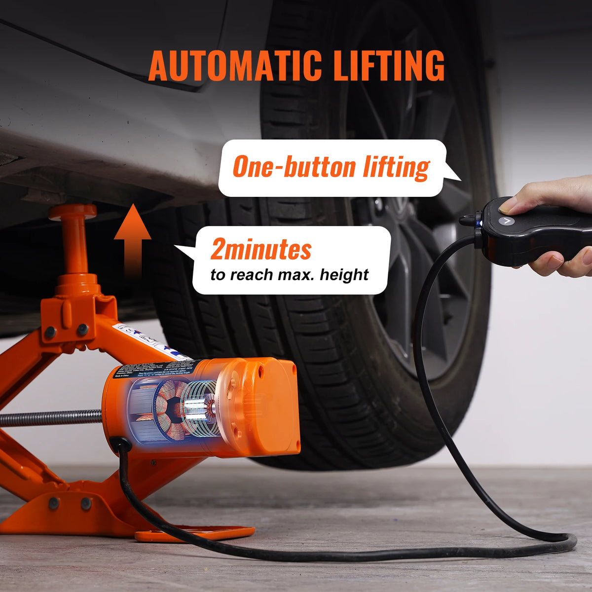SucceBuy Electric Hydraulic Car Jack For Auto Repair