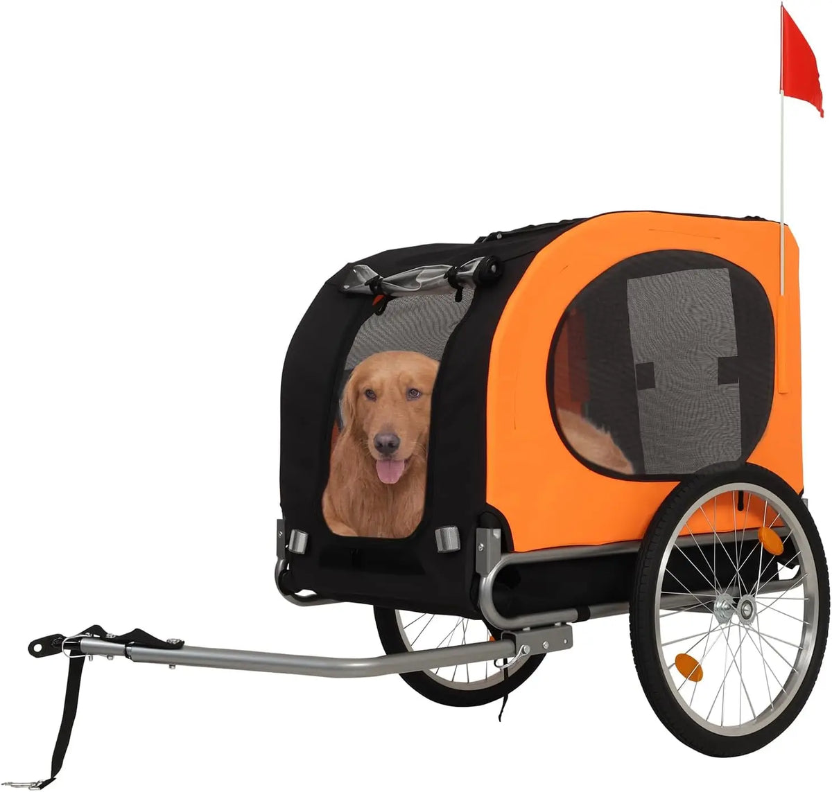 HiMISS Foldable Dog Bike Trailer and Jogging Stroller for Pets