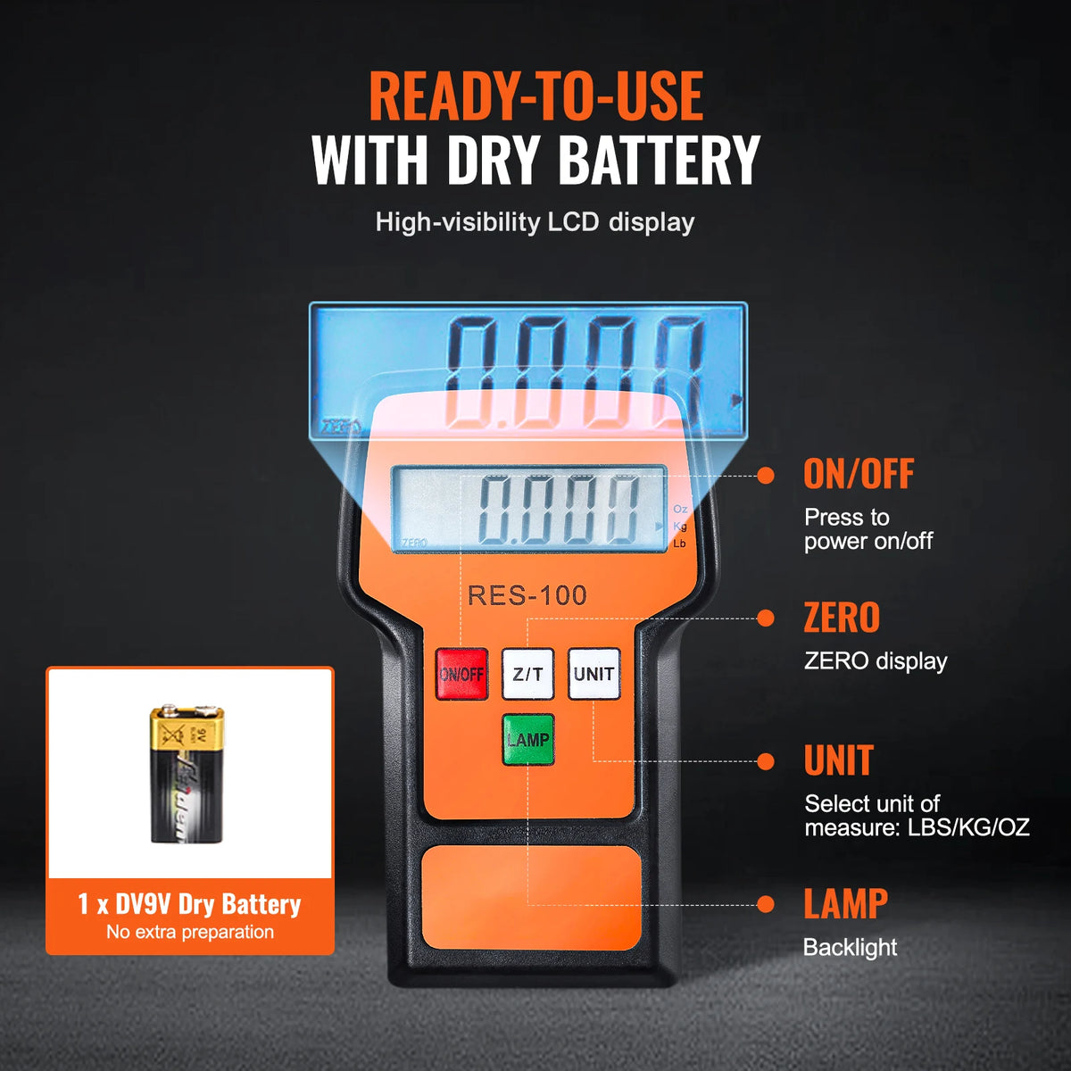 SucceBuy Refrigerant Charging Recovery Scale With Wired Remote Control
