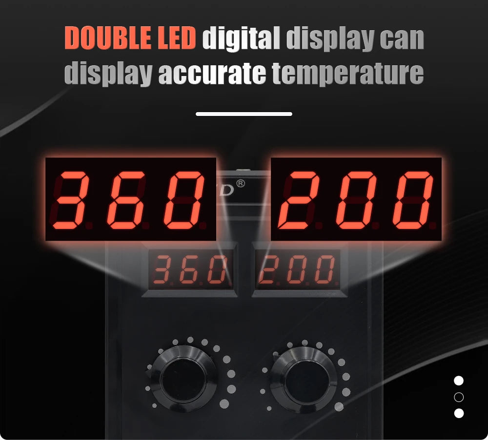 JCD 8586D Dual Function Soldering Station With Hot Air Gun