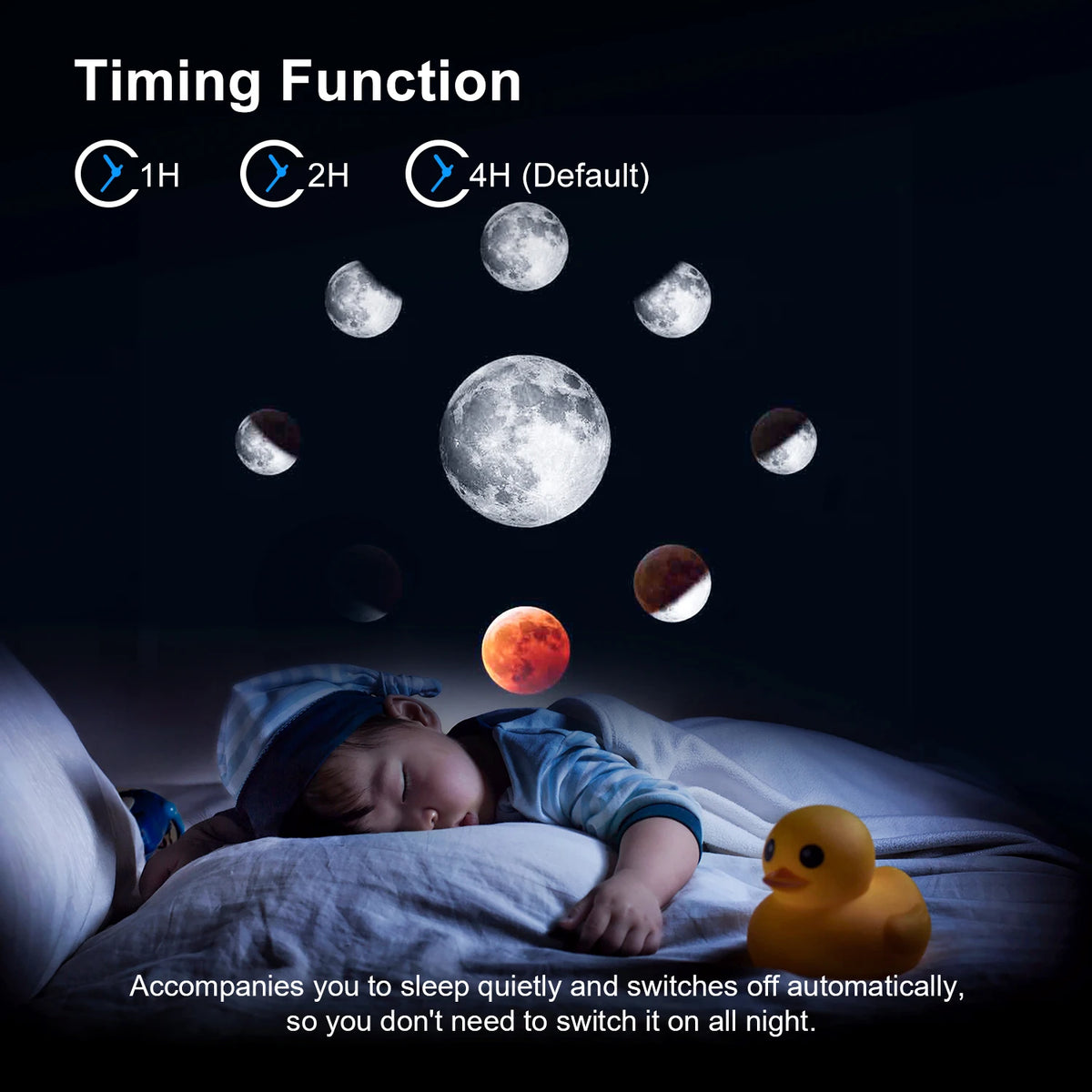 Mexllex Galaxy Star Projector Night Light With Rotating Images