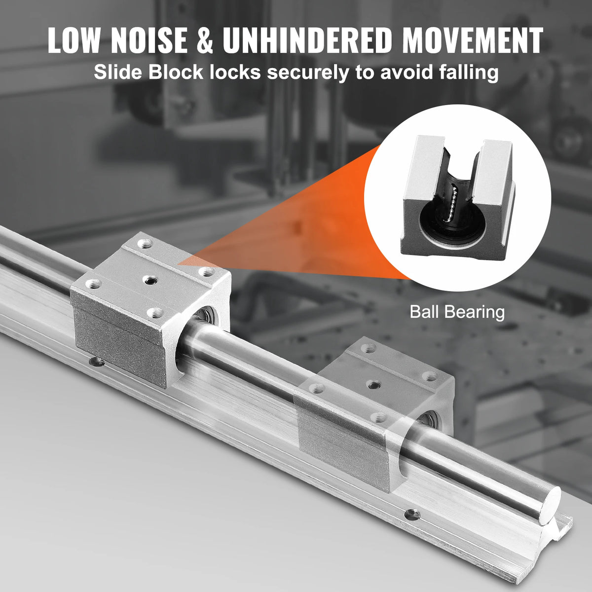 SucceBuy Linear Guide Rails With Bearing Blocks For CNC Machines