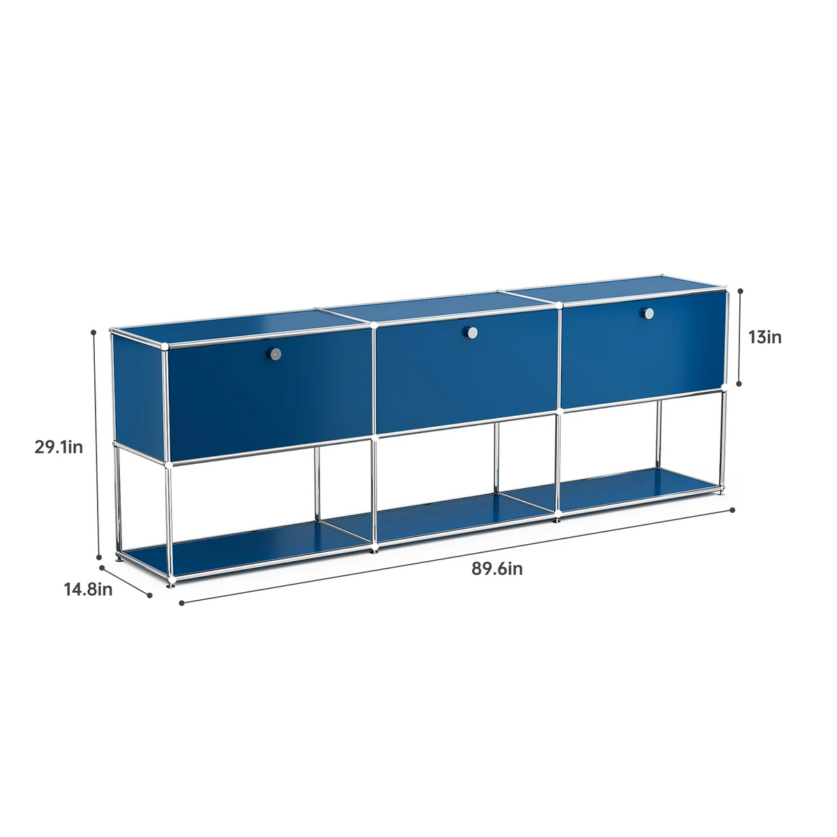 Modern Stainless Steel Storage Cabinet Organizer For Home Office