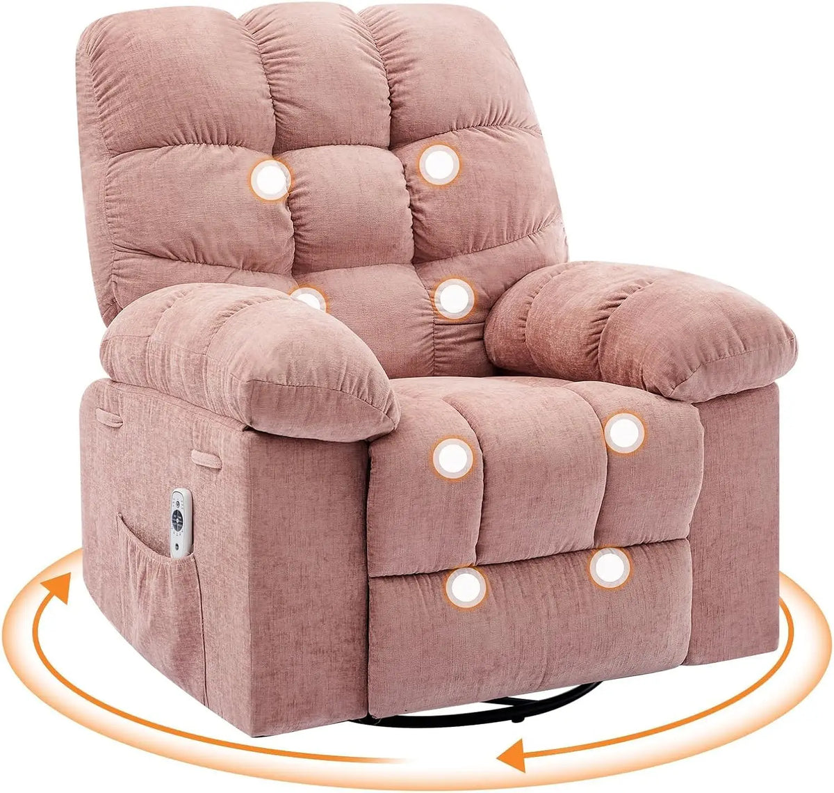 Garvee Lift Recliner Chair With Massage Heat And Swivel Function