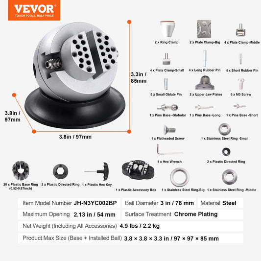 SucceBuy Ball Vise Engraving Setting Tool For Jewelry Work